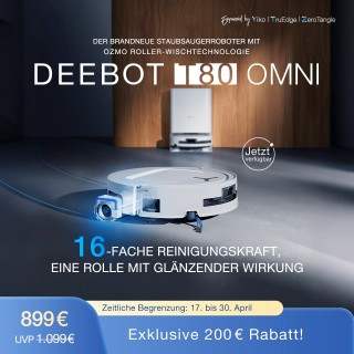 DEEBOT T80 OMNI Weiß