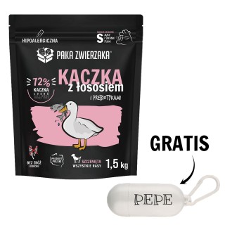 PAKA ZWIERZAKA Seventh Heaven Trockenfutter mit Ente und Lachs für Welpen 1,5 kg + Beutel GRATIS!