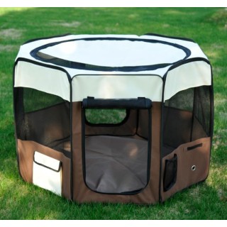 Freilaufgehege, Welpenauslaufgehege und für Hasen/Kaninchen: faltbar   Aosom