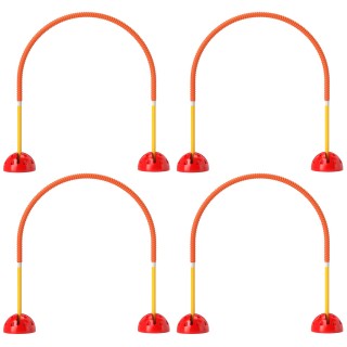 PawHut Hundeschicklichkeits-Ausrüstungsset, Hundeschicklichkeit mit 4 verstellbaren Türen, Tragetasche, einfache Montage, tra