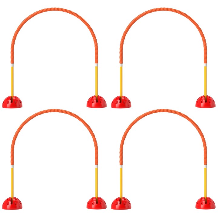PawHut Hundeschicklichkeits-Ausrüstungsset, Hundeschicklichkeit mit 4 verstellbaren Türen, Tragetasche, einfache Montage, tra