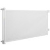 PawHut Hundesicherheitsbarriere ausfahrbar Einhand-Bedienung Rahmen aus Aluminiumlegierung für Treppen Flure Eingängen Mesh-G