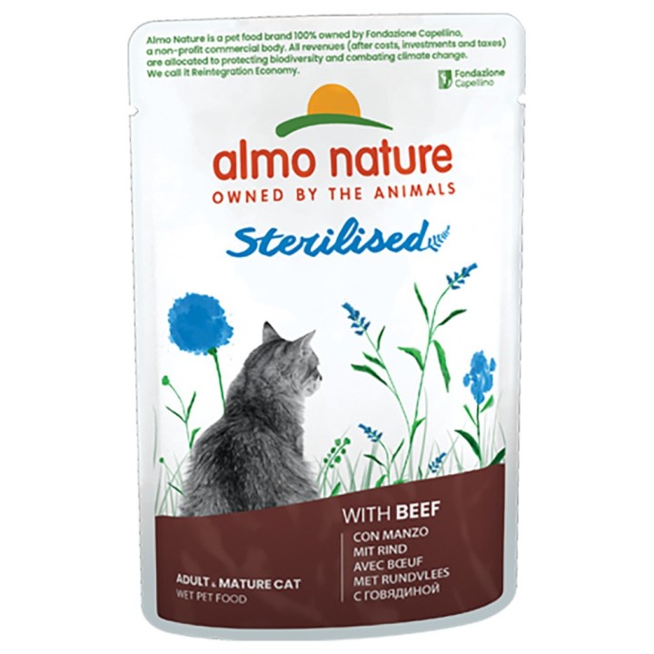 Almo Nature Holistic Sterilised  - 6 x 70 g Rind