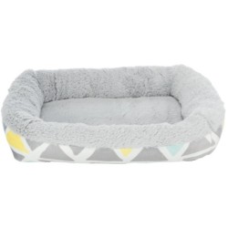 Kuscheliges quadratisches Bett für Kaninchen und kleine Nagetiere aus Plüsch Trixie Sunny