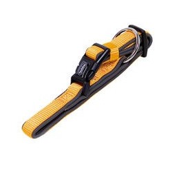 Nobby Halsband Classic Preno [orange/grau - L: 25-35 cm, B: 15/20 mm]