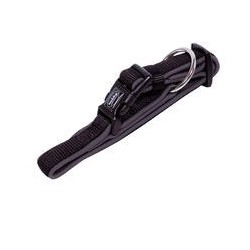 Nobby Halsband Classic Preno [schwarz/grau - L: 25-35 cm, B: 15/20 mm]