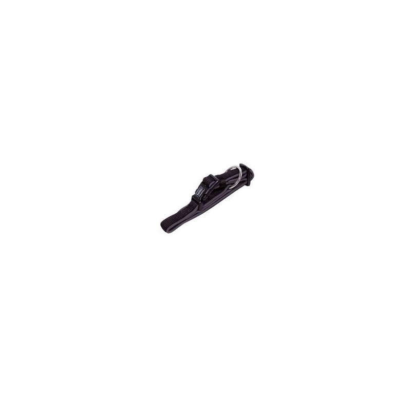 Nobby Halsband Classic Preno [schwarz/grau - L: 25-35 cm, B: 15/20 mm]
