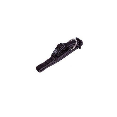 Nobby Halsband Classic Preno [schwarz/grau - L: 25-35 cm, B: 15/20 mm]