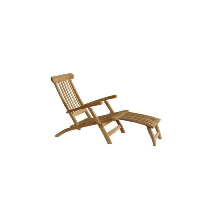 Liegestuhl aus Teakholz Wilsa Garden Dunes