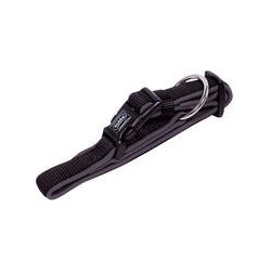 Nobby Halsband Classic Preno [schwarz/grau - L: 30-45 cm, B: 20/25 mm]