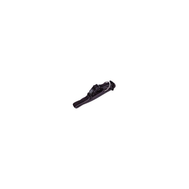 Nobby Halsband Classic Preno [schwarz/grau - L: 30-45 cm, B: 20/25 mm]