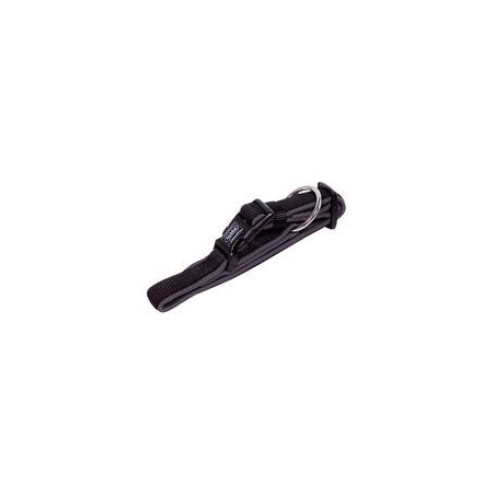 Nobby Halsband Classic Preno [schwarz/grau - L: 30-45 cm, B: 20/25 mm]