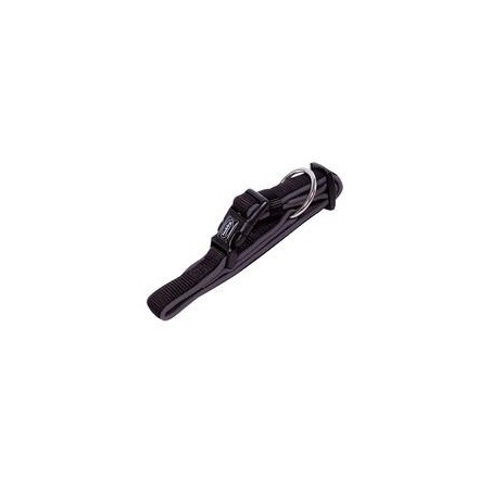 Nobby Halsband Classic Preno [schwarz/grau - L: 40-55 cm, B: 25/35 mm]