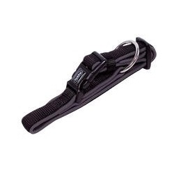 Nobby Halsband Classic Preno [schwarz/grau - L: 50-65 cm, B: 25/35 mm]