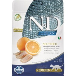 Trockenfutter für Katzen Farmina N&D Ocean Neutered Herring