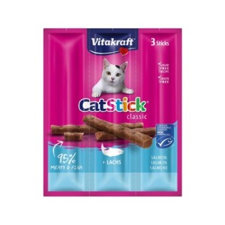 Vitakraft Cat Stick Classic - Lachs - 8 + 2 gratis