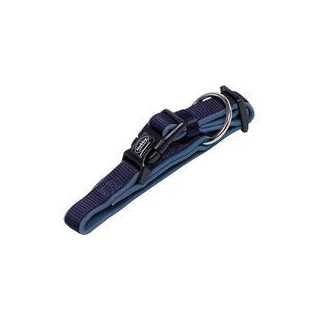 Nobby Halsband Classic Preno [blau/blau - L: 40-55 cm, B: 25/35 mm]