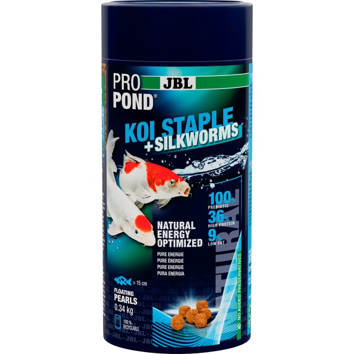 JBL ProPond Koi Staple + Silkworms - 0,34 kg