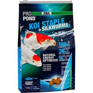 JBL ProPond Koi Staple + Silkworms - 1 kg