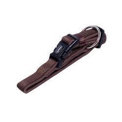 Nobby Halsband Classic Preno [braun/braun - L: 25-35 cm, B: 15/20 mm]