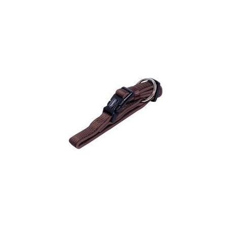 Nobby Halsband Classic Preno [braun/braun - L: 25-35 cm, B: 15/20 mm]