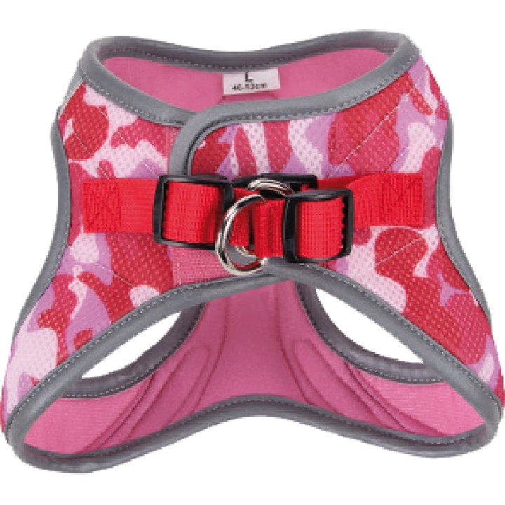 Croci Hiking Geschirr REFLECTIVE Army Pink - S