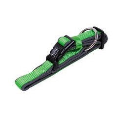 Nobby Halsband Classic Preno [neon grün/grau - L: 25-35 cm, B: 15/20 mm]