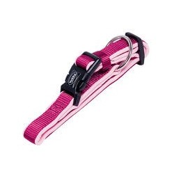 Nobby Halsband Classic Preno [himbeere/pink - L: 40-55 cm, B: 25/35 mm]