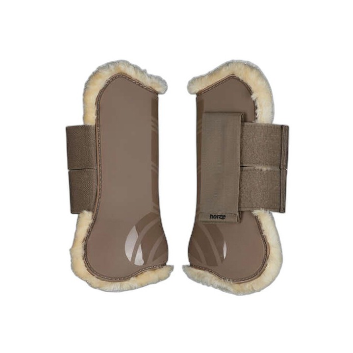 Offene Vorderfußgamaschen Sehnenschutz mit Kunstpelzfutter Horze Windsor