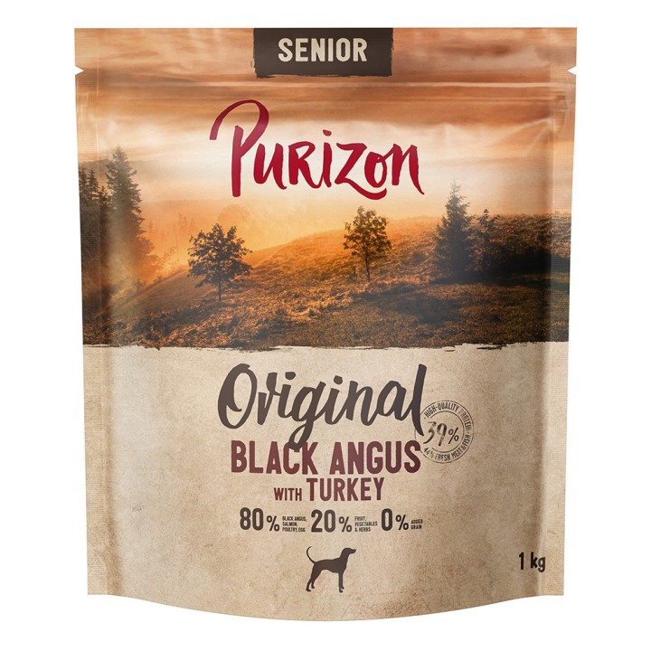 1 kg Purizon zum Probierpreis! - NEU: Senior Black Angus-Rind mit Truthahn