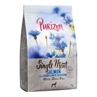 1 kg Purizon zum Probierpreis! - Adult Single Meat: Lachs mit Kornblumenblüten