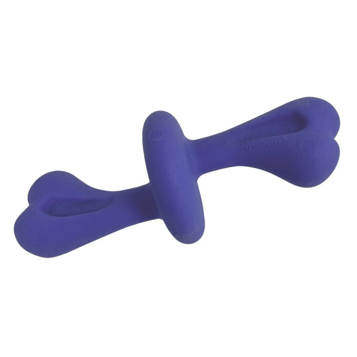 Knochen Nylabone Blau Bacon L