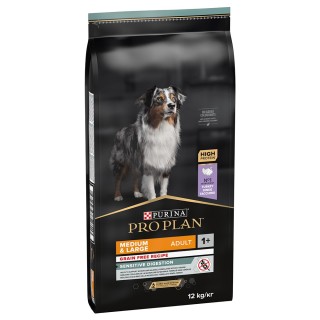 PURINA PRO PLAN Medium & Large Adult Sensitive Digestion Getreidefrei - 12 kg