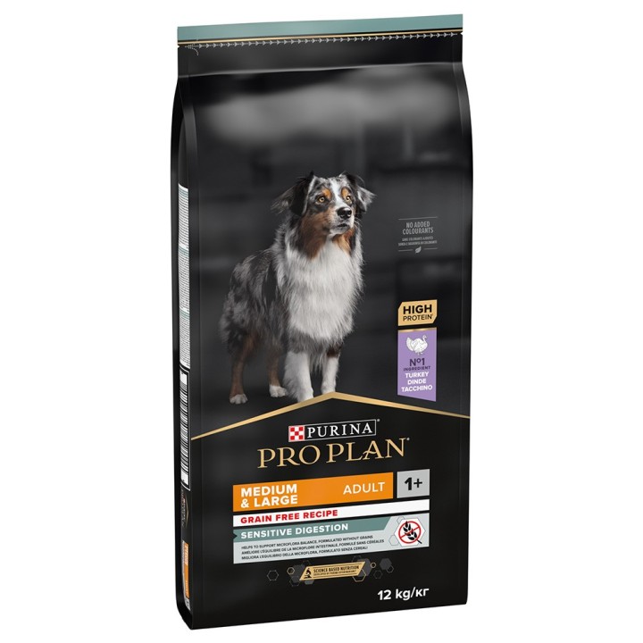 PURINA PRO PLAN Medium & Large Adult Sensitive Digestion Getreidefrei - 12 kg