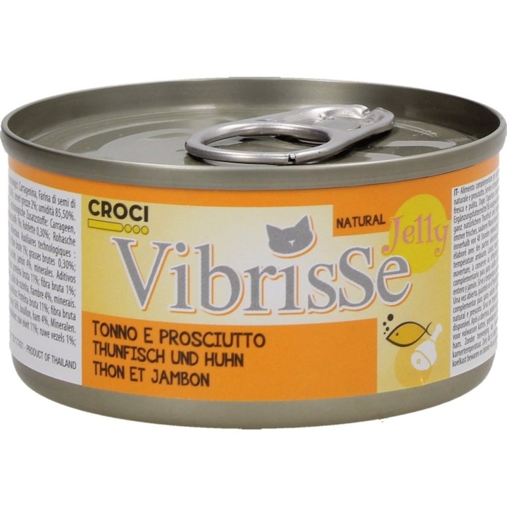 Croci Cat Jelly mit Thunfisch, Huhn und Schinken - 70 g