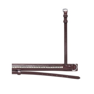 Silbernes Reithalfter mit Kette Equiline