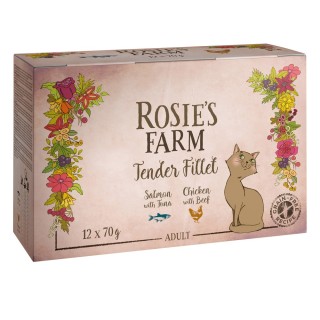 Rosie's Farm Tender Filet 12 x 70 g zum Probierpreis! - Mix (2 Sorten)
