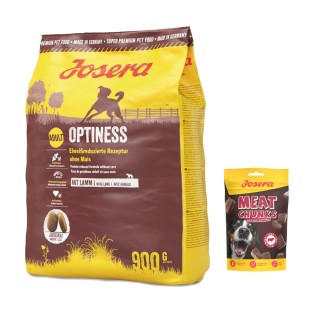 900 g Josera + 70 g Meat Chunks mit Rind gratis! - Optiness