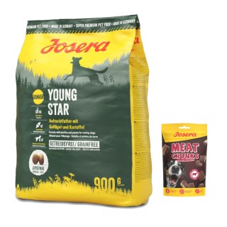 900 g Josera + 70 g Meat Chunks mit Rind gratis! - YoungStar