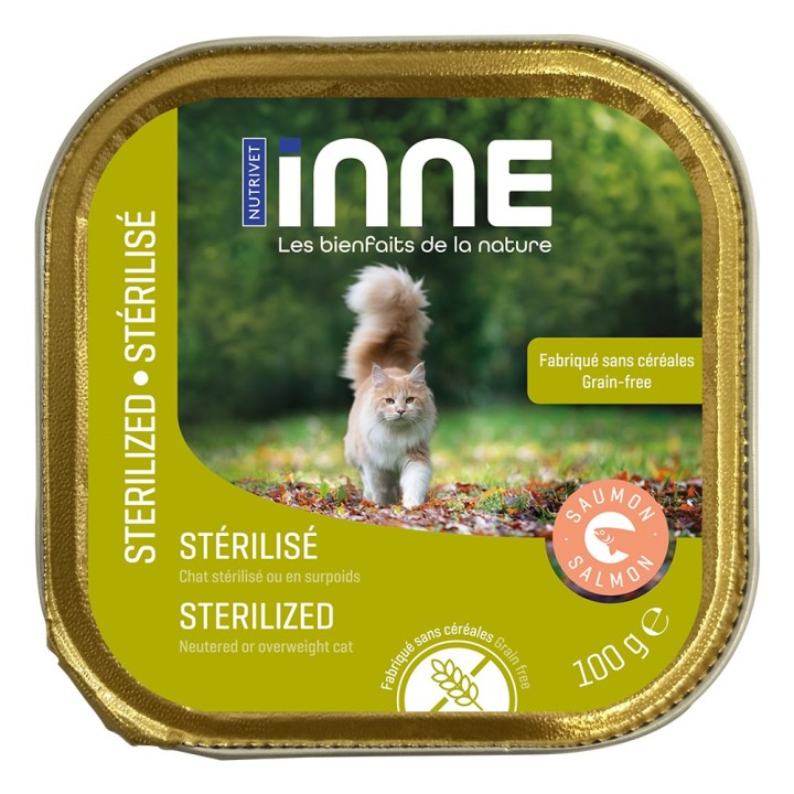 Nutrivet Inne Katze Sterilized 16 x 100 g - 16 x 100 g - Lachs