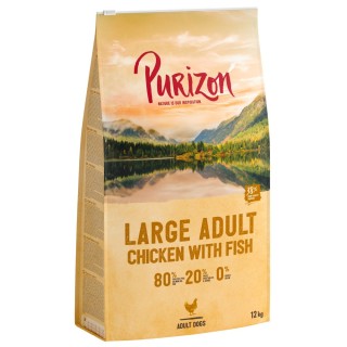12 kg Purizon zum Sonderpreis sichern! - Large Adult Huhn mit Fisch