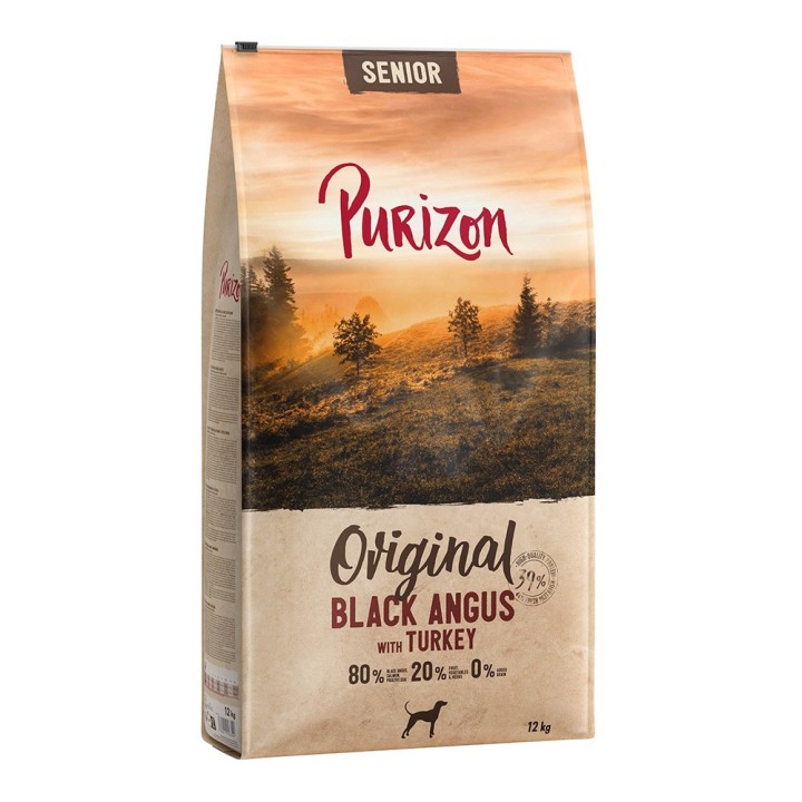 12 kg Purizon zum Sonderpreis sichern! - Senior Black Angus-Rind mit Truthahn