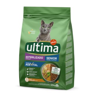 Ultima Cat Sterilized Senior Huhn - 2,5 kg