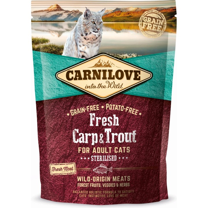 Carnilove Trockenfutter Carp & Trout - Sterilised Adult - 400 g