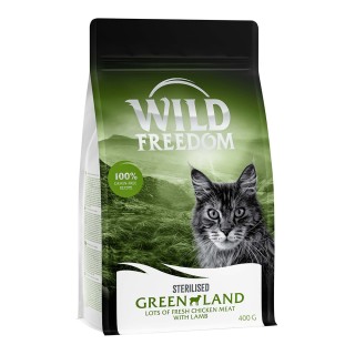 400 g Wild Freedom Trockenfutter zum Sonderpreis Sterilised: Green Lands - Lamm
