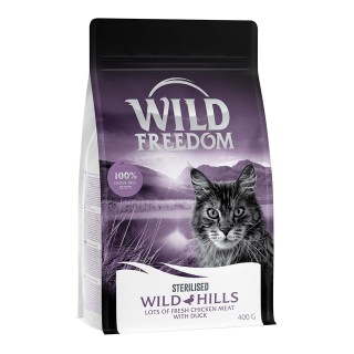 400 g Wild Freedom Trockenfutter zum Sonderpreis Sterilised: Wild Hills - Ente