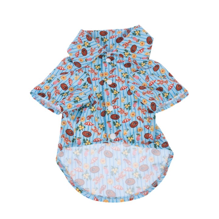 TIAKI Hawaiihemd für Hunde - ca. 35 cm Rückenlänge