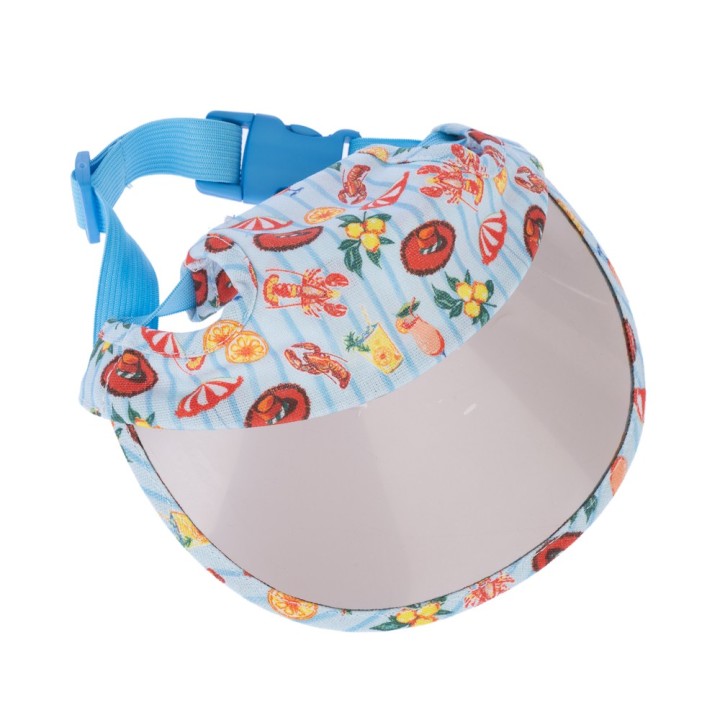 TIAKI Hawaii-Schirmmütze für Hunde - Kopfumfang ca. 39 - 47 cm