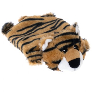 TIAKI Knister-Tiger für Hunde - L 25 x B 15 x H 7 cm