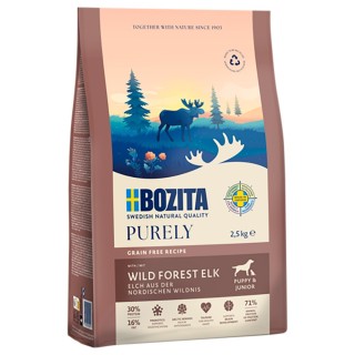 Bozita Dog Purely Grain Free Elch Puppy & Junior - 2,5 kg
